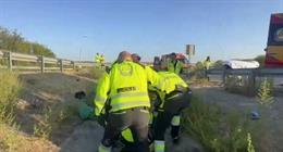 Accidente de moto en la M-31
