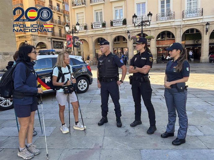 Policía Nacional de Logroño refuerza la seguridad con policías de Francia e Italia en las fiestas de San Mateo