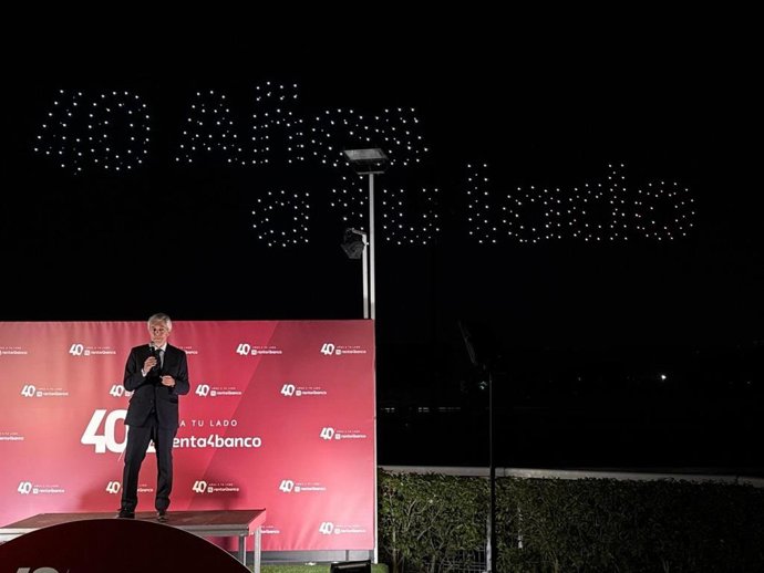 Juan Carlos Ureta, en el 40 aniversario de Renta 4