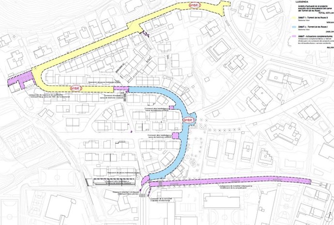 Reforma del carrer Torrent de les Roses de Pedralbes