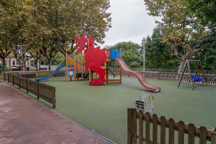 Parque infantil de La Sardinera, en Santurtzi (Bizkaia)