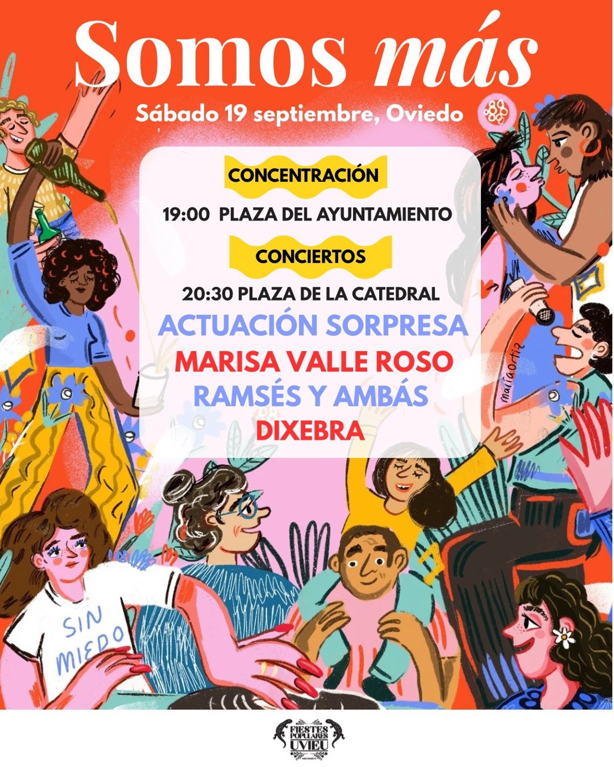 Fiestes Populares mantiene el festival  Somos Más  en la plaza de la Catedral este sábado pese al veto municipal