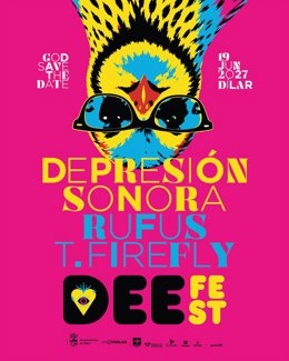 El DEE FEST confirma la celebración de una nueva edición el sábado 19 de junio de 2027 en el Parque de la Ermita de Dílar (Granada) con sus dos primeras confirmaciones: Rufus T. Firefly y Depresión Sonora.