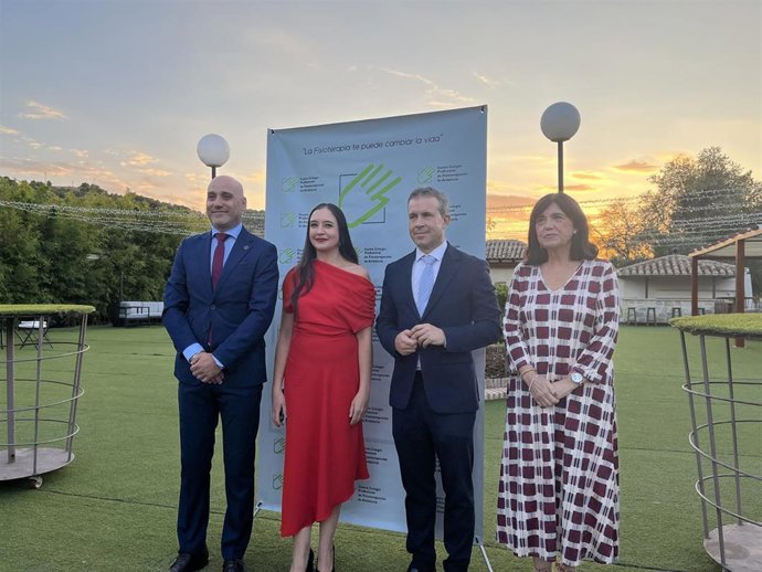La delegada de Sanidad en Jaén, Lucía Mónica Pérez, en el III Acto Provincial de la Fisioterapia en Jaén.