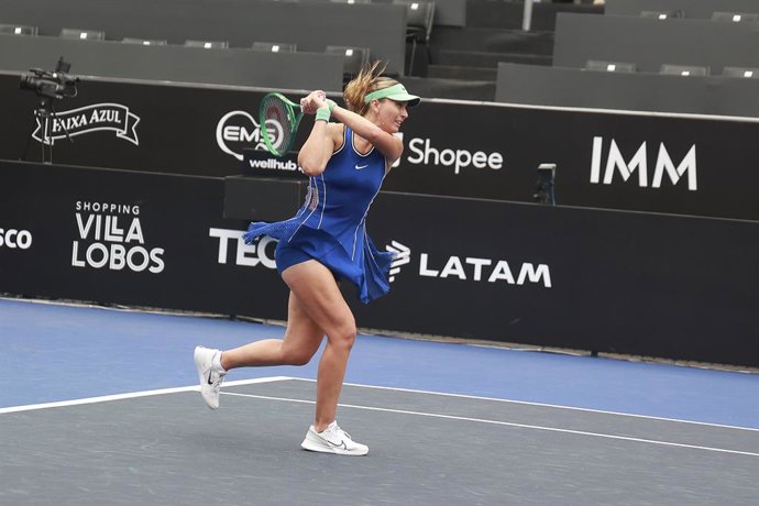 September 18, 2026, Sao Paulo, Sao Paulo, Brasil: Sao Paulo (SP), 09/17/2026 - Tennis / SP Open - Spanish tennis player Paula Badosa defeated Argentinian Jazmin Ortenzi 2 sets to 1, with scores of 6/4, 2/6 and 2/6, in the round of 16 of the SP Open, at Pa