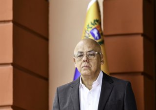Archivo - CARACAS, Jan. 14, 2026  -- Venezuela's National Assembly President Jorge Rodriguez attends a press conference in Caracas, Venezuela, Jan. 14, 2026.