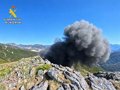 La Guardia Civil localiza y destruye un proyectil de la Guerra Civil en un paraje de Puebla de Lillo (León)