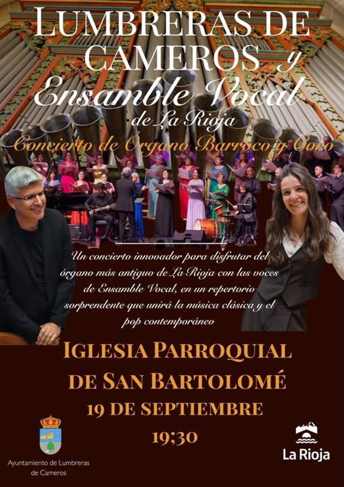 El órgano más antiguo de La Rioja sonará este sábado en un  soprendente  concierto en Lumbreras de Cameros