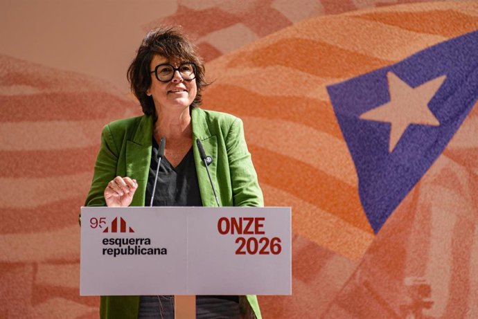 La presidenta adjunta de ERC y eurodiputada, Diana Riba.