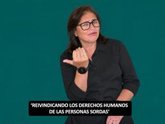 Foto: Semana Internacional de las Personas Sordas: el colectivo reivindica el ejercicio efectivo de sus derechos