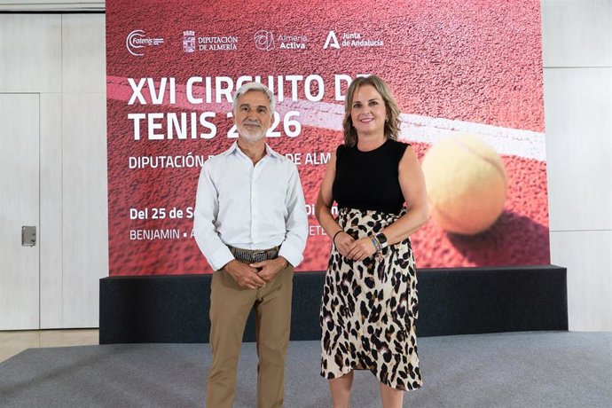 Presentación del XVI Circuito de Tenis de Almería 2026.