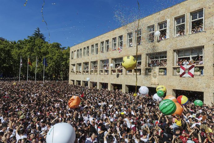 Foguete de San Mateo 2026 em Logroño
