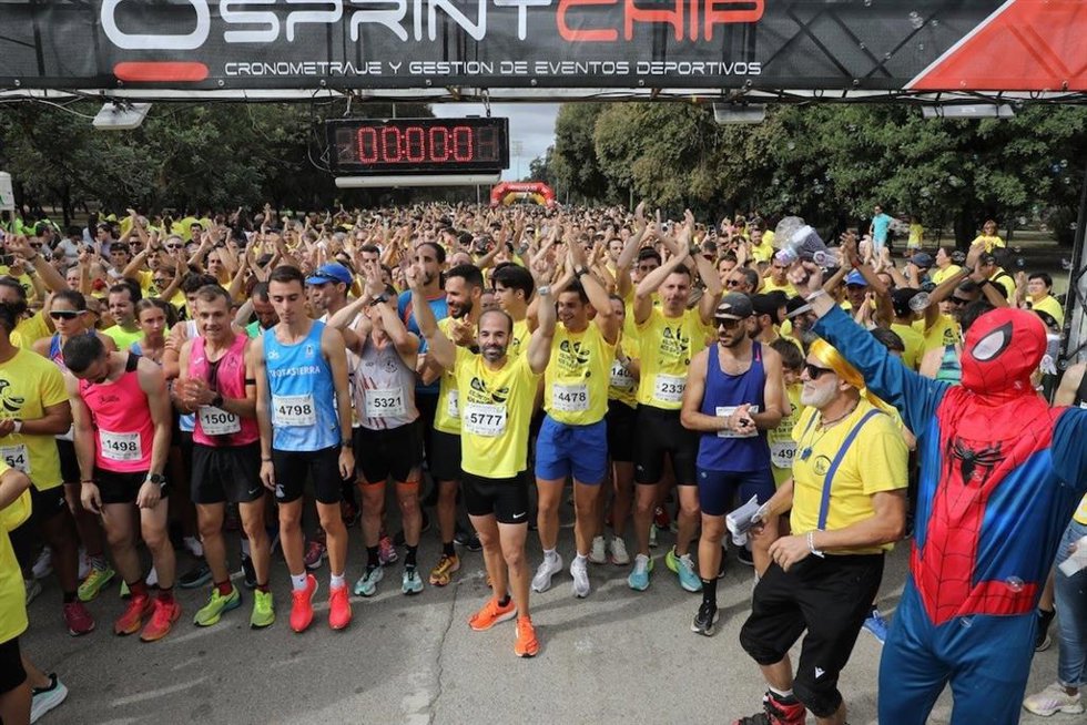 Participantes en la carrera benéfica 'Tus kilómetros nos dan vida' en una foto de archivo