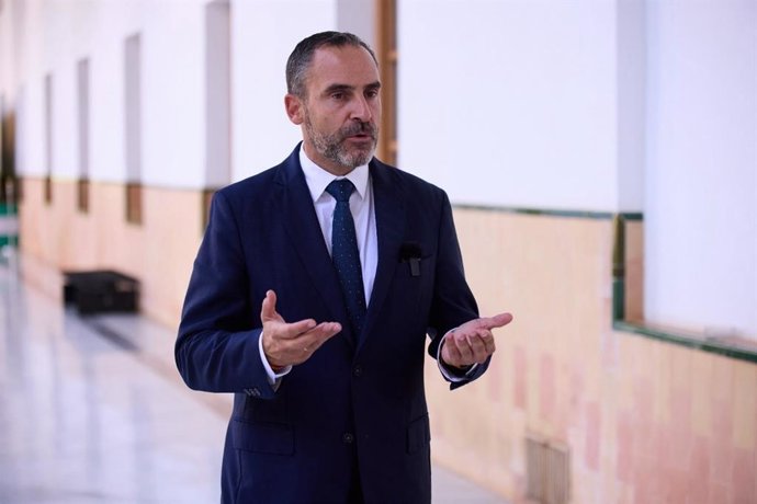 El portavoz de Vivienda, Juventud y Ordenación del Territorio del PSOE en el Parlamento de Andalucía, Daniel Pérez.