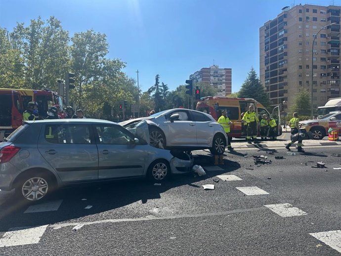 Accidente en Avenida de la Ilustración.