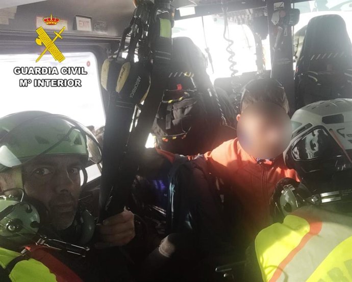 La Guardia Civil rescata a dos montañeros en el Pico Peña Santa, en Posada de Valdeón (León)