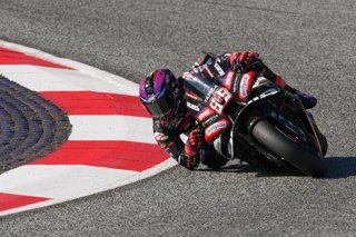 Austria, Austria: IPA88677297 - Jorge Martin (Aprilia Racing) during practice for the Austrian MotoGP Grand Prix at the Red Bull Ring racetrack in Spielberg, Austria, on September 18, 2026.