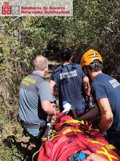 Rescatada una mujer lesionada mientras hacia senderismo en Urdax