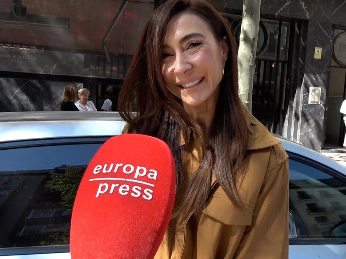 Rocío Martín Berrocal hablando con la prensa tras hacer público su problema de salud