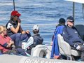 Juan Carlos I vuelve a disfrutar del mar en Sanxenxo junto a la infanta Elena y María Zurita