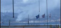 Extinguido el incendio declarado este jueves en Las Pantallas, en Algeciras (Cádiz)