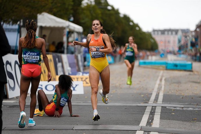 Marta García en el Mundial de ruta