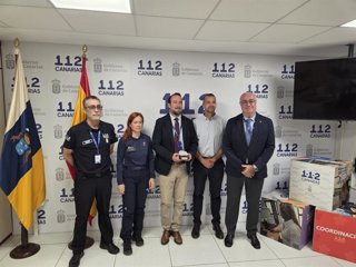 El 112 Canarias recibe un reconocimiento de la NASA por su contribución en el desarrollo del proyecto lunar Artemis
