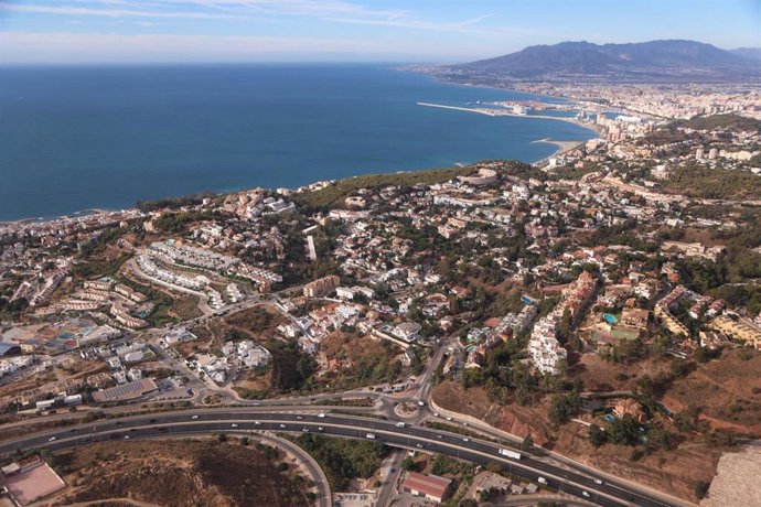 Archivo - Imagen de archivo de vistas aéreas de Málaga.