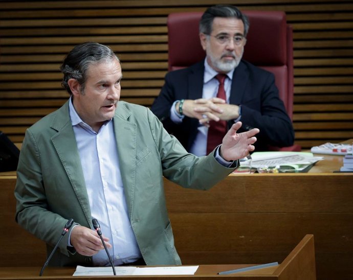 El portavoz del PP en Les Corts, Nando Pastor, en imagen de archivo