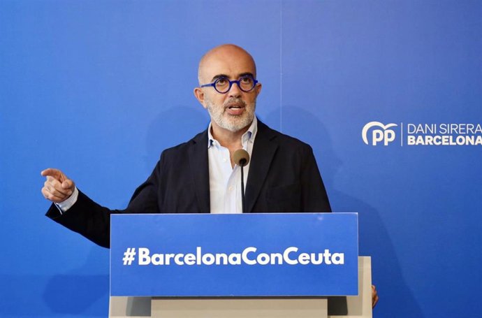 El líder del PP en el Ayuntamiento de Barcelona, Daniel Sirera