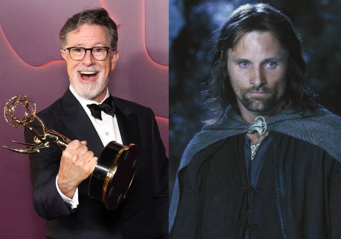 Stephen Colbert actualiza el estado de la nueva película de El señor de los anillos tras ganar el Emmy