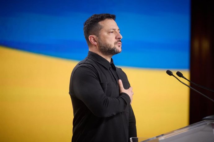 El presidente de Ucrania, Volodimir Zelenski