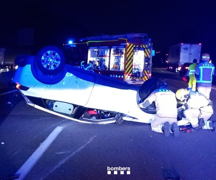 Un dels vehicles implicat en l'accident