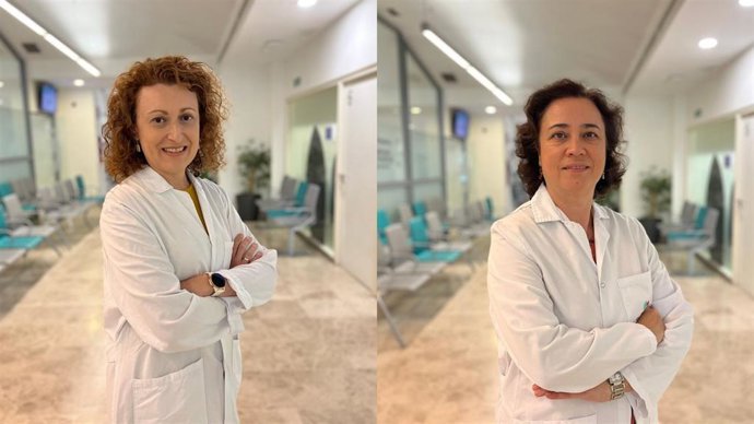 Doctora Paola Diaz foniatra de Quironsalud Sagrado Corrazon y Marina Lopez logopeda del mismo hospital