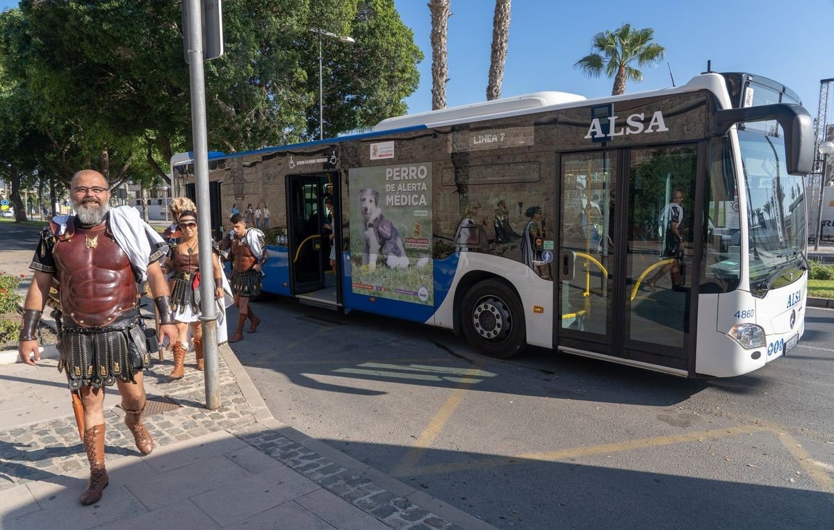 El bus urbano de Cartagena refuerza su servicio por las fiestas de Carthagineses y Romanos y la Semana de la Movilidad