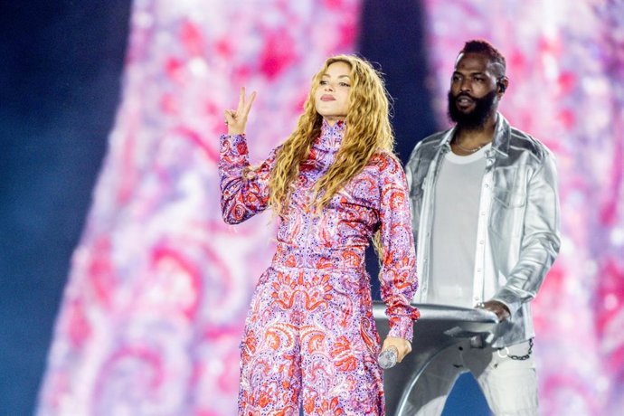 La cantante Shakira actúa durante el primer concierto de su residencia en España, en el Estadio Shakira en el recinto Iberdrola Music, a 18 de septiembre de 2026, en Madrid (España). Shakira regresa a España tras ocho años con una histórica residencia de 