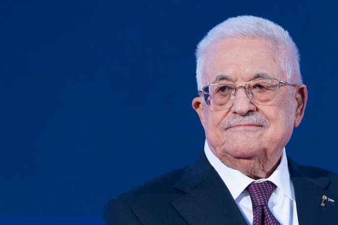 Archivo - Arquivo - Roma, Itália / Roma, Itália: O presidente da Autoridade Palestina, Mahmoud Abbas, participa de uma reunião em Roma organizada pelo Atreju 2025, o Festival dos Irmãos da Itália.