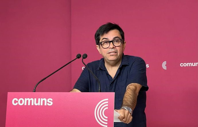 El portavoz de los Comuns y secretario primero de la Mesa del Congreso, Gerardo Pisarello