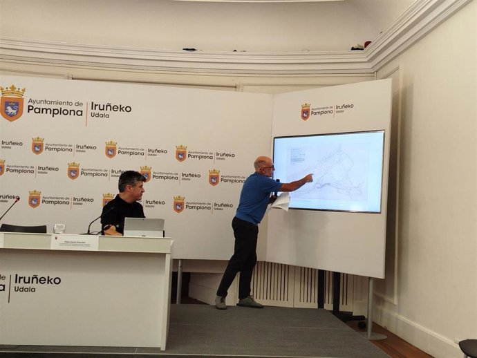El concejal delegado de Gobierno Estratégico, Urbanismo, Vivienda y Agenda 2030 del Ayuntamiento de Pamplona, Joxe Abaurrea