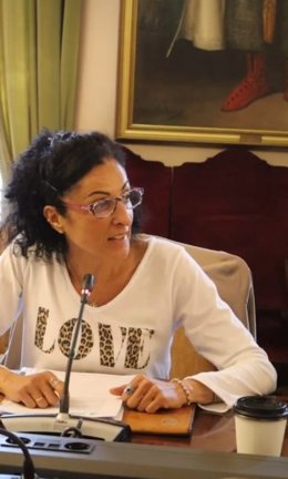 La concejala del PSOE de Oviedo Natalia Sánchez Santa Bárbara.