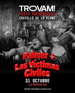 La Fira Trovam celebrará su fiesta de presentación con conciertos de Palmer y las Víctimas Civiles