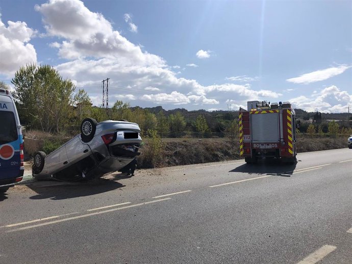 Archivo - Accidente de tráfico (Foto de archivo).