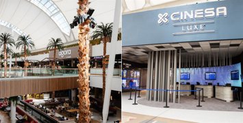 Zona de restauración ágora y Cinesa Luxe en Xanadú