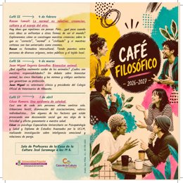 Nueva edición de sus Cafés Filosóficos en Albacete.