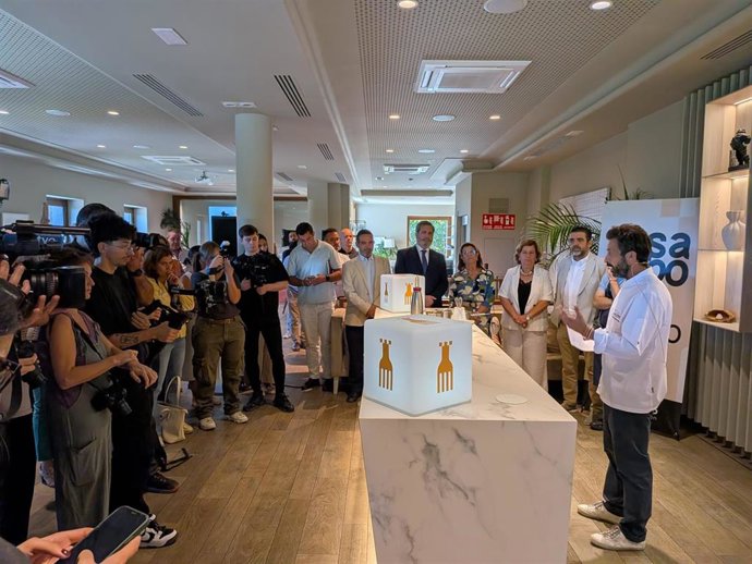 Iván Cerdeño, en la presentación de Sabor Toledo.
