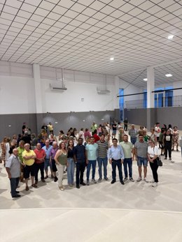 Inauguración de la renovación de la caseta municipal