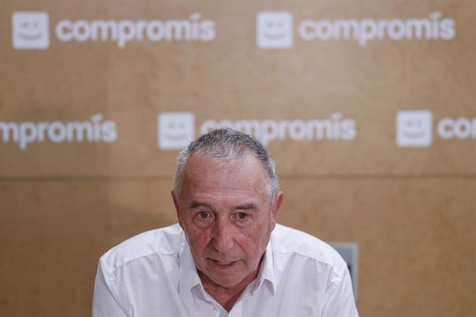 Archivo - Arxiu- El síndic de Compromís en Les Corts, Joan Baldoví, en una imatge d'arxiu