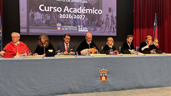 Un momento de la inauguración del curso académico de la UBU.
