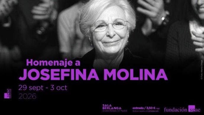 El ciclo 'Homenaje a Josefina Molina' de la Sociedad General de Autores y Editores (SGAE)