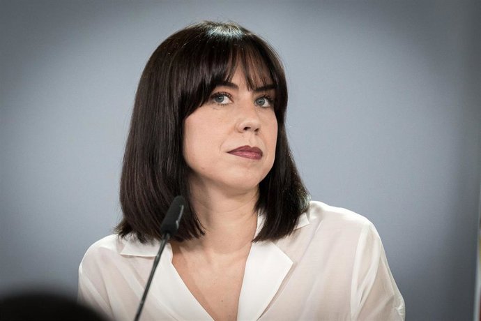 La ministra de Ciencia, Innovación y Universidades, Diana Morant, durante la rueda de prensa tras el Consejo de Ministros, en el Palacio de la Moncloa, a 15 de septiembre de 2026, en Madrid (España). El Gobierno ha abordado en el Consejo de Ministros y en